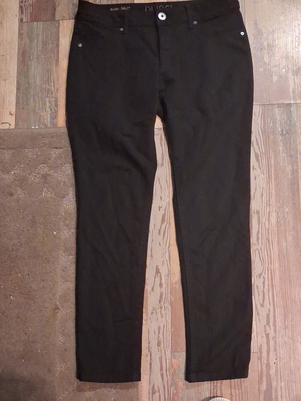 DL1961 Men's Black Slim Straight Chinos